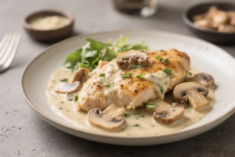 Keto Creamy Mushroom Chicken – Comforting, Easy, and Low-Carb