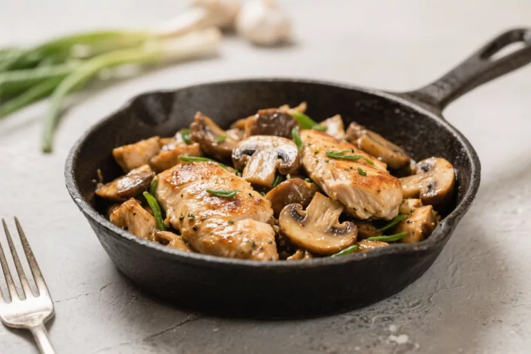 Keto Chicken and Mushroom Skillet – A Creamy, One-Pan Weeknight Winner