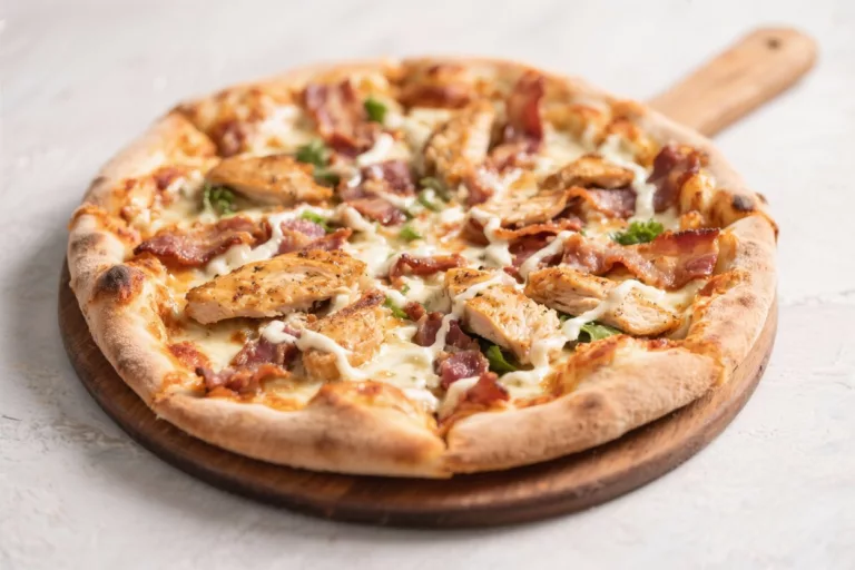 Keto Chicken Bacon Ranch Pizza – Low-Carb Comfort Food