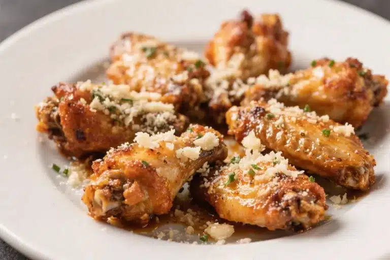 Keto Garlic Parmesan Chicken Wings – Crispy, Savory, and Low-Carb