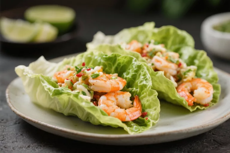 Keto Shrimp Tacos in Lettuce Wraps – Light, Fresh, and Fast