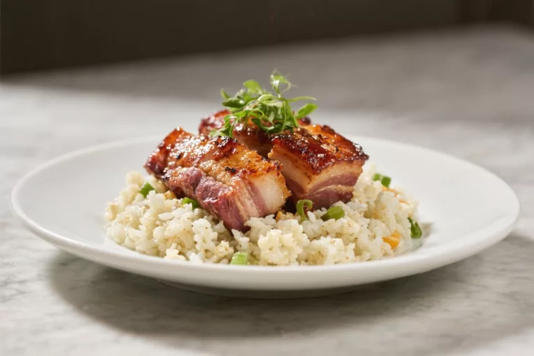Pork Belly With Cauliflower Rice – Crispy, Savory, And Surprisingly Simple