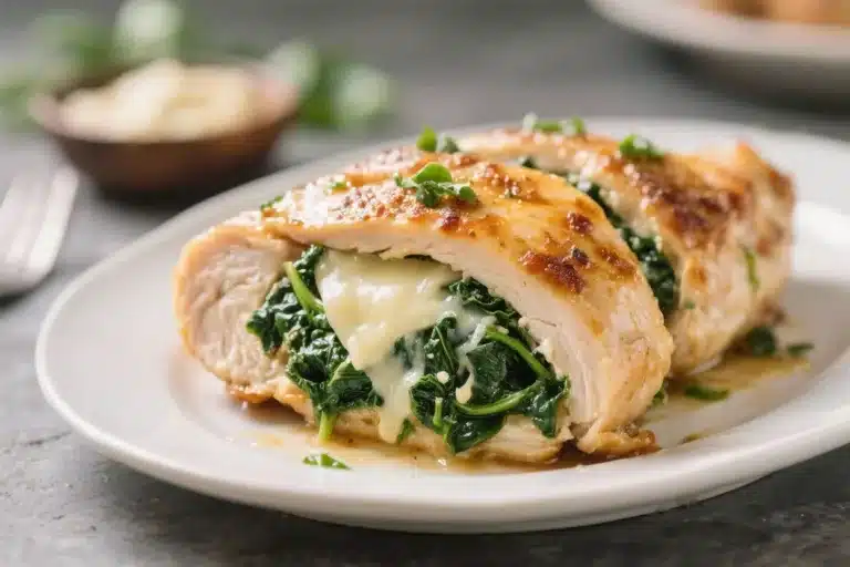 Spinach and Cheese Stuffed Chicken Breast – Juicy, Flavorful, and Easy