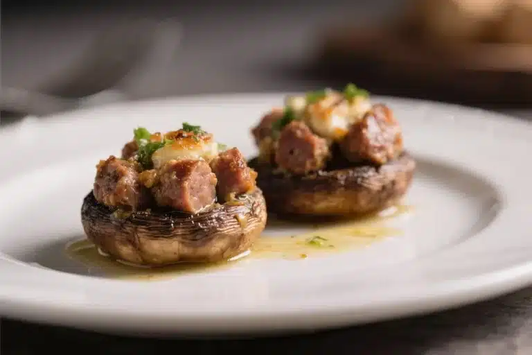 Keto Stuffed Mushrooms With Sausage – A Savory, Low-Carb Favorite