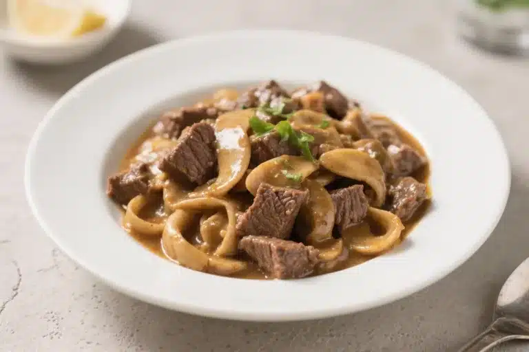 Keto Beef Stroganoff – Comforting, Creamy, and Low-Carb