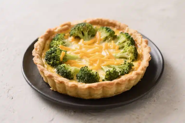 Keto Broccoli and Cheddar Quiche – Easy, Comforting, and Low-Carb