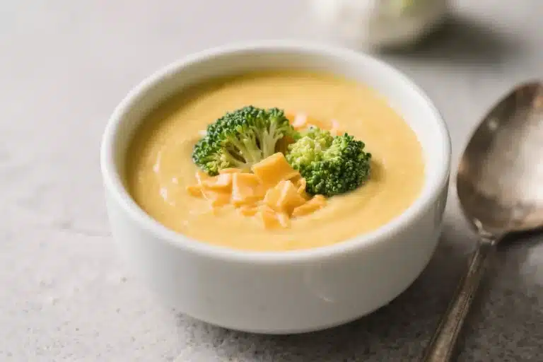 Keto Broccoli Cheddar Soup – Cozy, Creamy, and Low-Carb