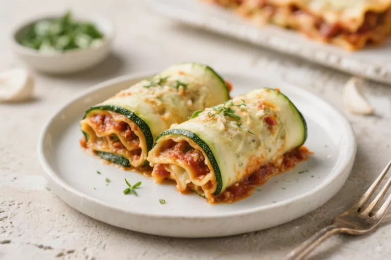 Keto Zucchini Lasagna Rolls – A Light, Cozy, Low-Carb Comfort Dish