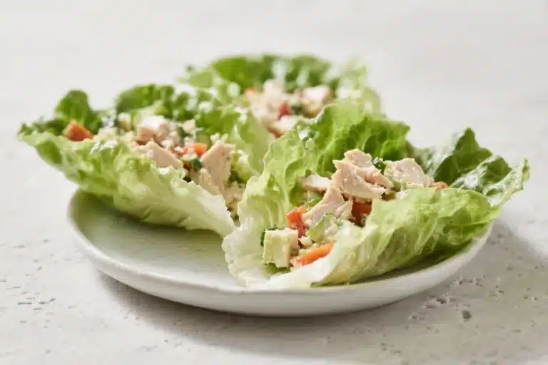 Keto Chicken Salad Lettuce Wraps – Fresh, Crunchy, and Low-Carb