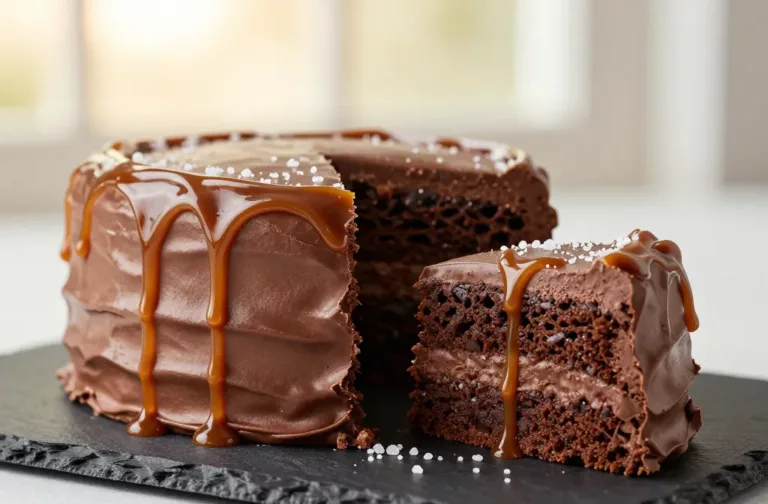 Irresistibly Gooey Salted Caramel Chocolate Cake