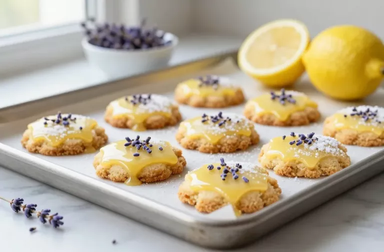 Lemon Lavender Shortbread That Tastes Like a Fancy Bakery