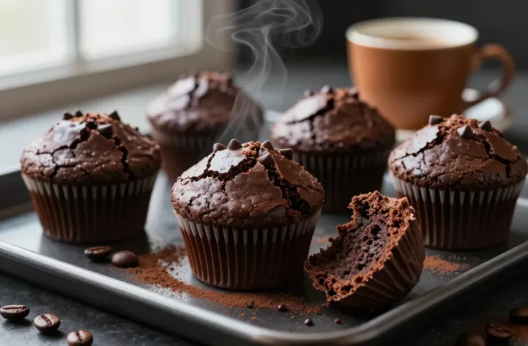 Chocolate Espresso Muffins That Taste Like a Café Treat