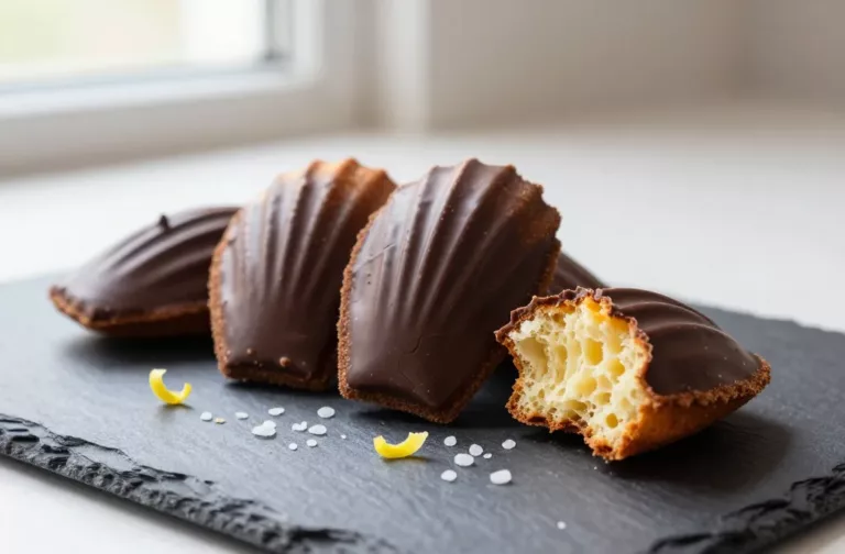 Irresistibly Easy Chocolate Dipped Madeleines