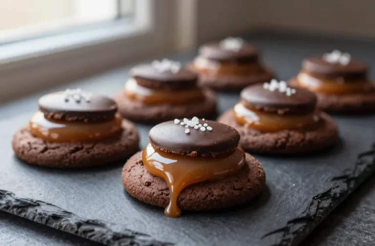 Irresistibly Easy Chocolate Caramel Thumbprints
