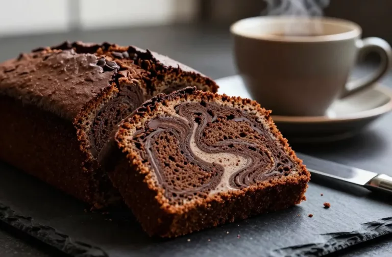 Mocha Marble Pound Cake That Disappears Fast