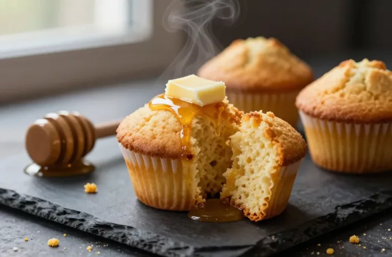 Honey Butter Cornbread Muffins That Steal the Show