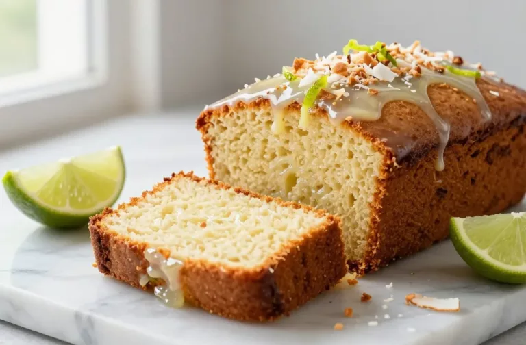 Irresistibly Moist Coconut Lime Loaf Cake