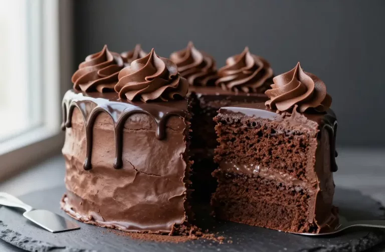 Ultimate Triple Chocolate Layer Cake Showstopper