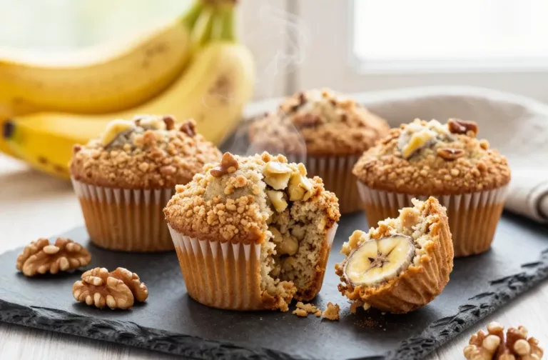 Banana Walnut Streusel Muffins That Taste Bakery-Fresh