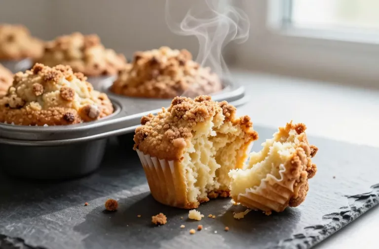 Sky-High Streusel Muffins with Big Bakery Crowns