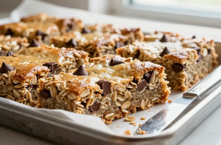 Thick Bakery-Style Oat Bars Chewy Cozy One-Bowl Magic