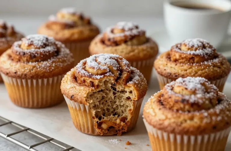 Oversized Cinnamon Swirl Muffins That Taste Like Bakery