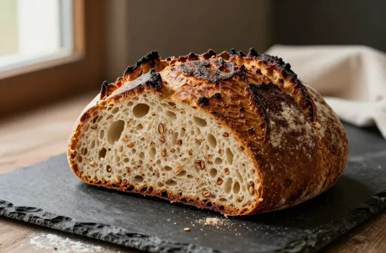 Rustic Bran Country Bread That Sings and Shatters