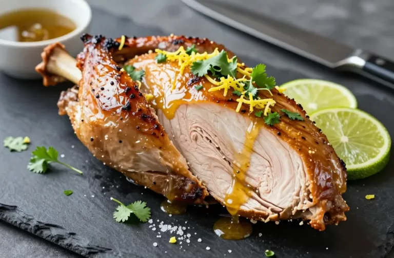 Crisp, Zesty Ginger Lime Turkey Roast Tonight