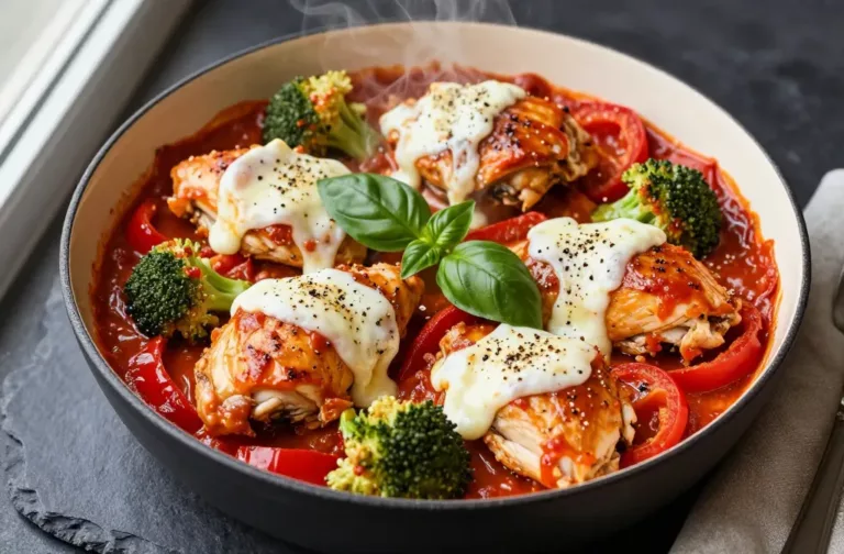Creamy Tomato Chicken Veg Bake Everyone Will Crave