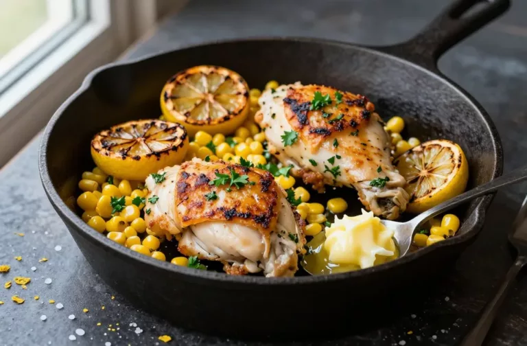 Lemon Herb Chicken and Sweetcorn That Shines Tonight