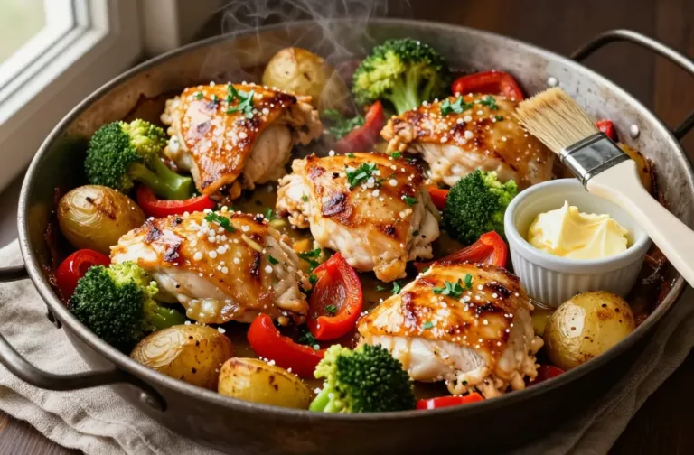 Garlic Butter Chicken and Veg Bake Weeknight Winner