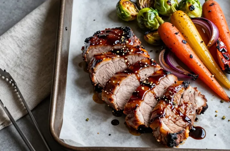 Balsamic Pork and Roasted Veg Weeknight Hero Recipe