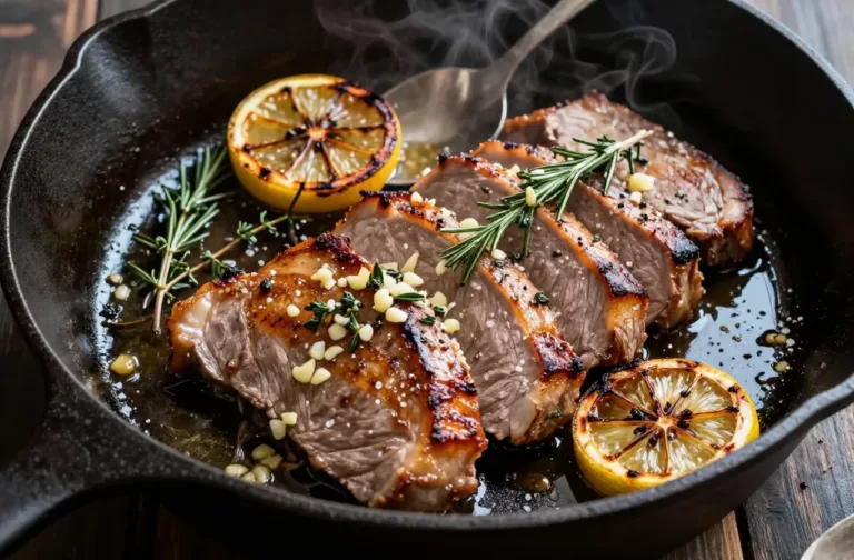 Garlic Herb Pork Tenderloin Skillet in 30 Minutes Flat