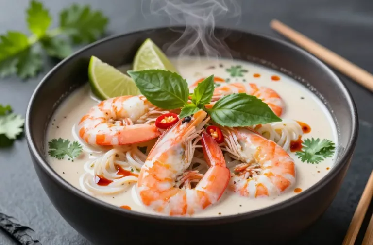 Thai Coconut Shrimp Noodle Soup That Stuns in Minutes