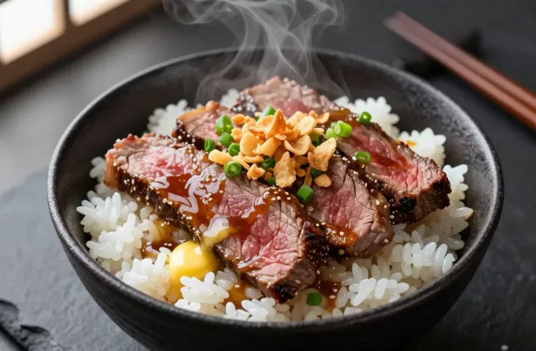 Craveable Japanese Garlic Butter Steak Rice Bowls