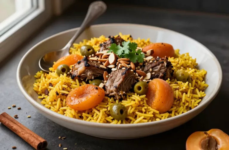 Moroccan Lamb and Apricot Rice Weeknight Magic