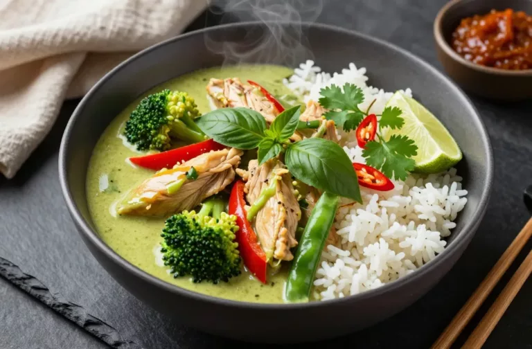 Crave-Worthy Thai Green Curry Chicken Rice Bowls