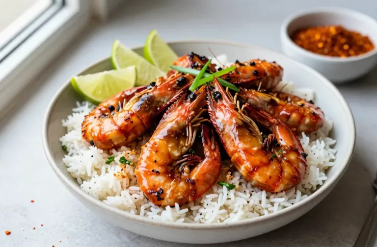Crave-Worthy Caribbean Jerk Shrimp with Coconut Rice