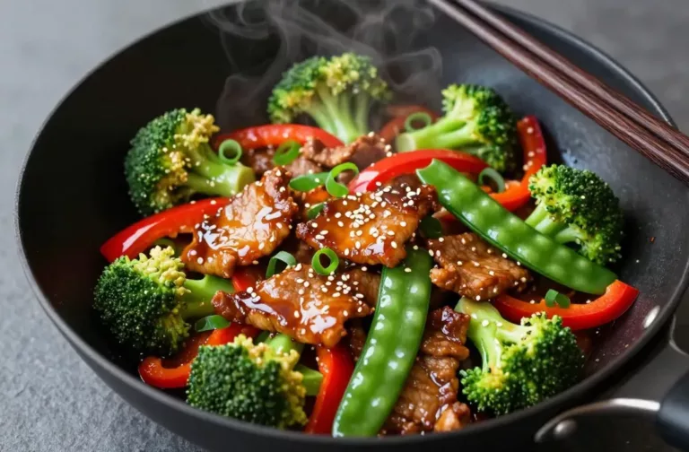 Chinese Honey Garlic Pork Stir Fry in 20 Minutes Flat