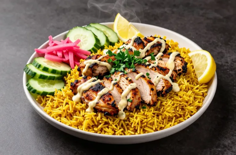 Lebanese Chicken Shawarma Rice Plate Weeknight Magic