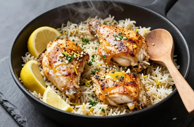 Lemon Pepper Chicken Rice One Pan Magic