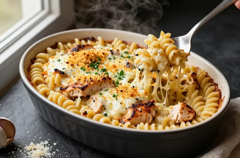 Garlic Butter Chicken Pasta Bake That Wins Weeknights