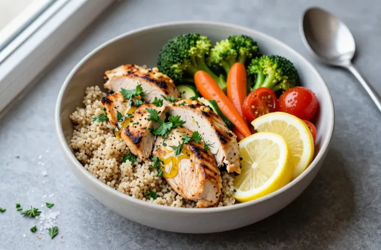 Lemon Herb Chicken Veg Bowl Weeknight Game-Changer