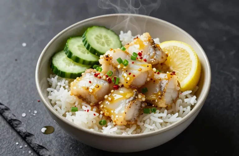 Irresistible Garlic Butter Fish Rice Bowl Tonight