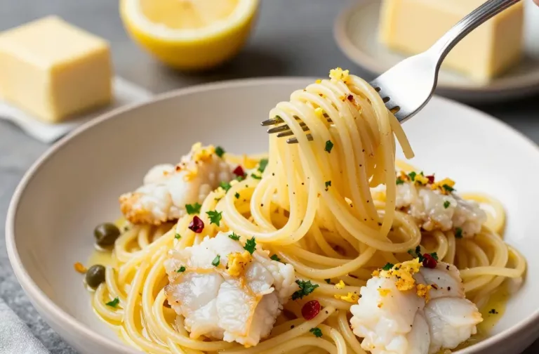 Garlic Butter Cod Pasta in 30 Minutes Flat