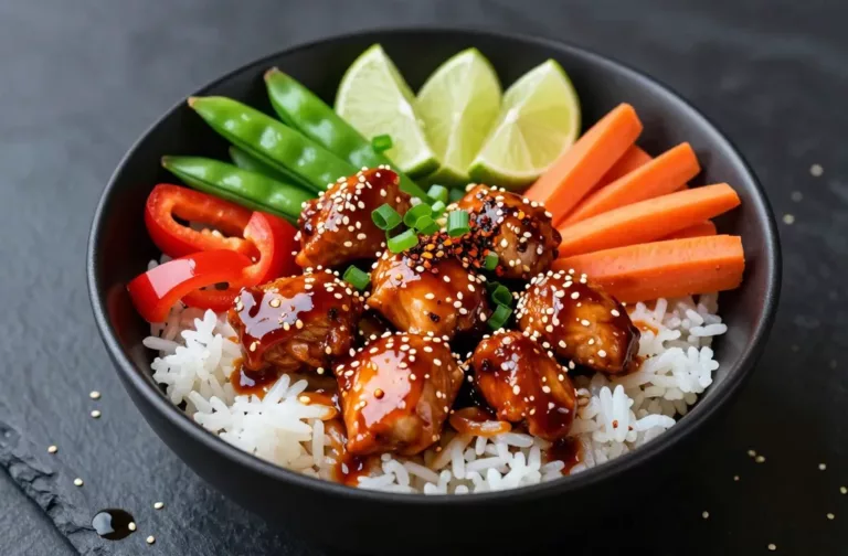 Sweet Chili Chicken Veg Bowl That Beats Takeout