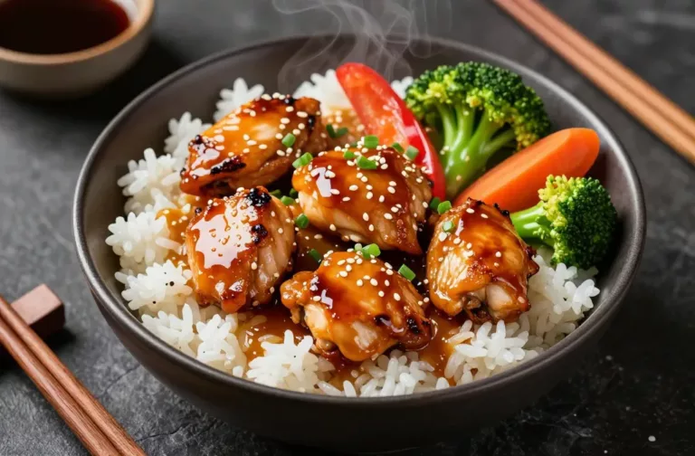 Sweet Soy Chicken Veg Bowl Weeknight Game Changer