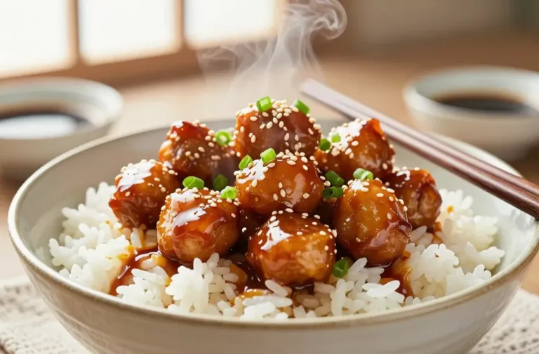 Honey Garlic Pork and Rice in 20 Minutes Flat