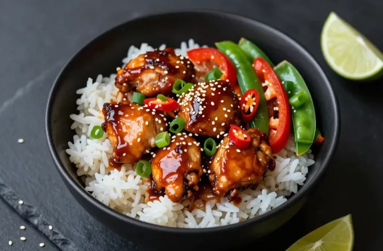 Sweet Chili Chicken Rice Bowl That Beats Takeout Fast