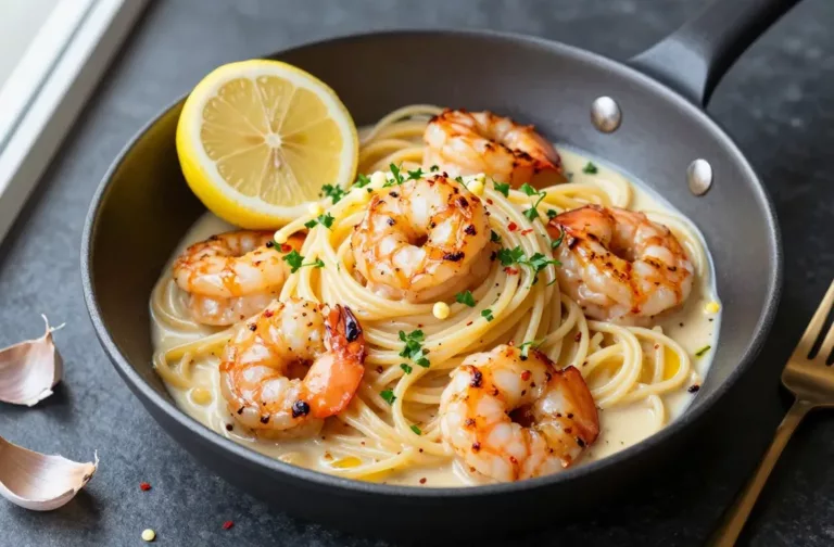 Garlic Butter Shrimp Pasta in 25 Minutes Flat